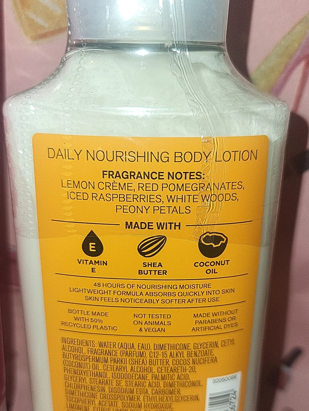 Bath & Body Works 3 Pc. Lemon Pomegranate Cream Set Mist/Body Cream & Lotion NEW